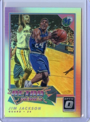2017-18 Panini Donruss Optic Holo Silver Retro Series #11 Jim Jackson - Dallas M - Image 1 of 3