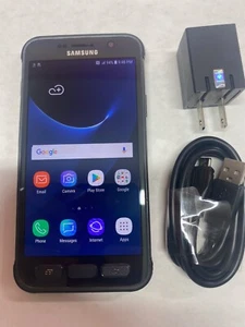 Samsung Galaxy S7 Active SM-G891A - 32GB (GSM Unlocked) Black - Used please read - Picture 1 of 3