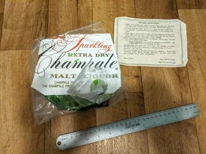 Vintage Champale aufblasbare Flasche Lebensmittelgeschäft Display, ca. 2 Fuß hoch - Bild 1 von 4
