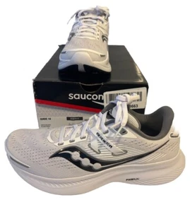 Saucony Guide 16 White/Black Sz 9.5 S10810-11 Women's Sneaker - Picture 1 of 8