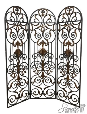 70267: 3-панельный комнатный разделитель из кованого железа - Изображение 1 из 4