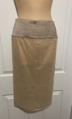 Falda sin cordones de seda cintura alta La Perla Tul Nervures XS Nude Foto 1 de 2