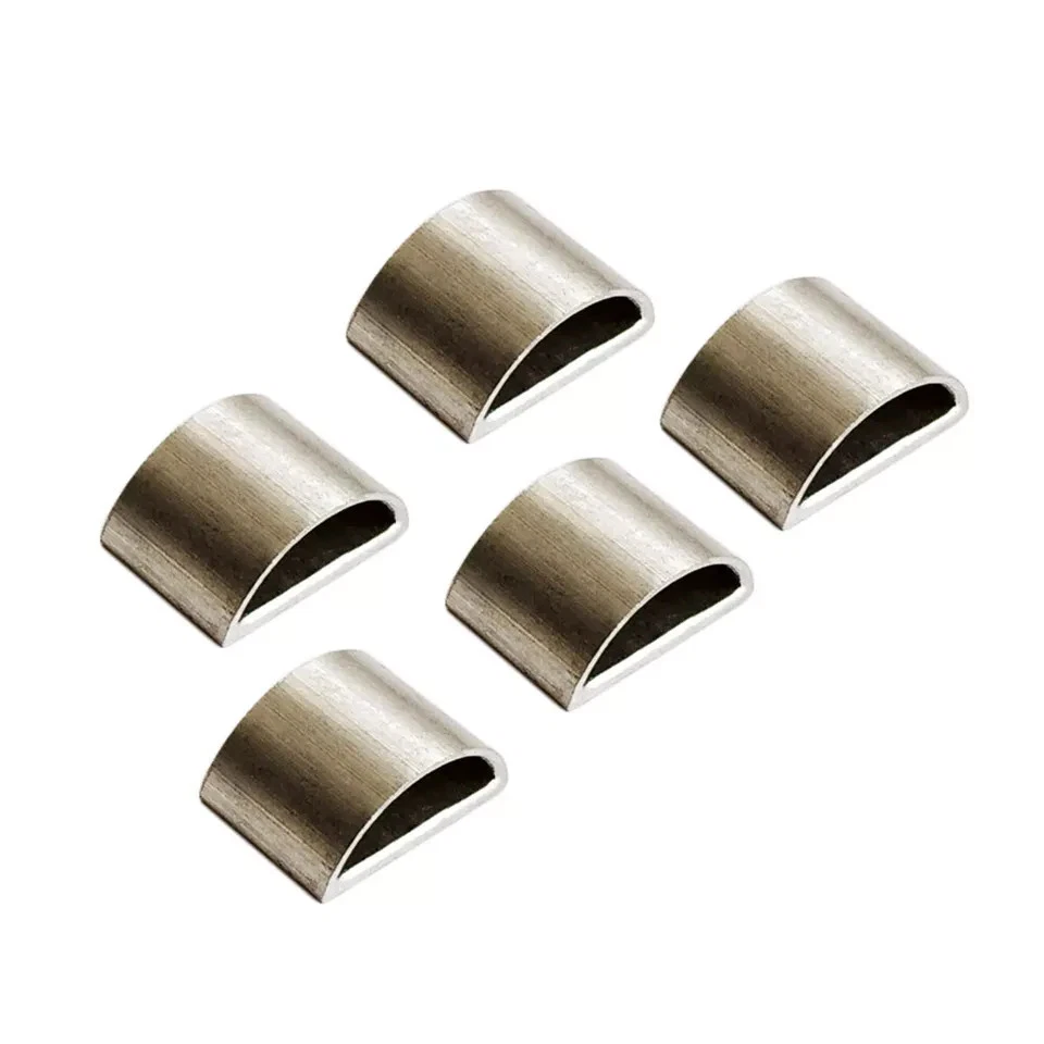 5x 4/4 Viola Silver Bow Ferrule Half Semi Circle Bow Maker Making Material - Image 1 of 1