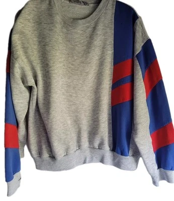 Sudadera Spalding Vintage Talla Grande Deportiva Colorblock Años 80 90 Foto 1 de 4