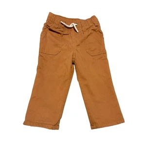 Pantalones Cat & Jack Baby Boy Caqui Forrados de Vellón con Cordón 18M - Imagen 1 de 4