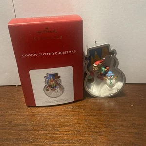 Hallmark Andenken Ornament 2021 10. in Ausstecher Weihnachten Serie Schneemann - Bild 1 von 5
