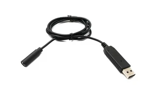 Capteur PC Câble Audio 100cm Jack 3,5mm 2 Broches Femelle vers USB 2.0 Type A - Photo 1/4