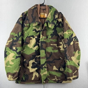 Vintage Cabelas Whitetail Clothing Jacket Mens XL Fleece Camo Hunting 90s USA - Picture 1 of 19