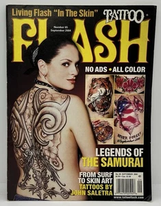 *FLASH TATTOO Magazine - September 2004 with Rebecca Esquibel on the cover - Foto 1 di 2