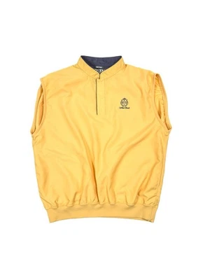 Zero Restriction Men’s L - Golf Vest Snap Pullover Willow Brook CC Yellow - Image 1 of 4