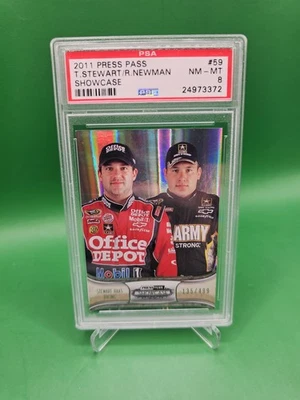 2011 Press Pass Showcase - Classic Collections Tony Stewart, Ryan Newman #59  - Image 1 of 3