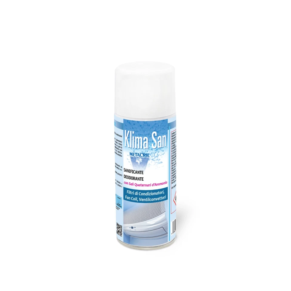 METACRIL Klima San-SANITIZZANTE-DEODOR, Spray filtri climatizzatori -TECNO LINE