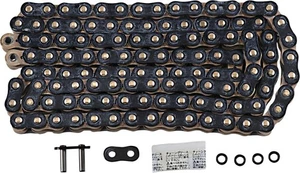 EK 525 ZVX3 Black/Gold Sportbike Chain 120 Links (525ZVX3-120KG) - Bild 1 von 1