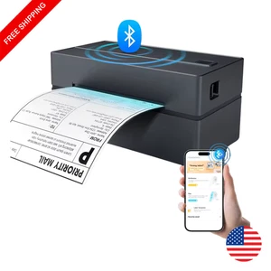 Stampante termica etichette 4x6 portatile senza inchiostro WiFi Bluetooth USB alta velocità - Foto 1 di 9