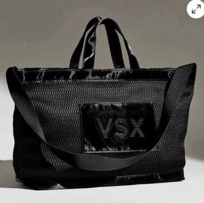 ¡NUEVO CON ETIQUETAS! Bolso de Mano Victoria's Secret VSX, Negro, Grande Foto 1 de 4