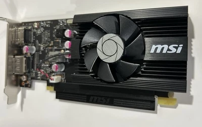 Tarjeta gráfica MSI NVIDIA GeForce GT 1030 - 4 GB DDR4 SDRAM - bajo perfil Foto 1 de 4