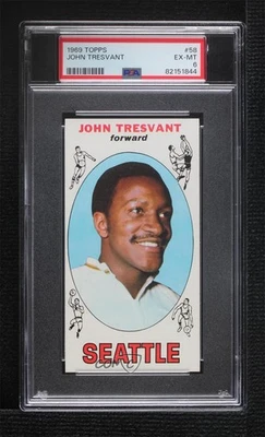 1969-70 Topps John Tresvant #58 PSA 6 Rookie RC - Image 1 of 2