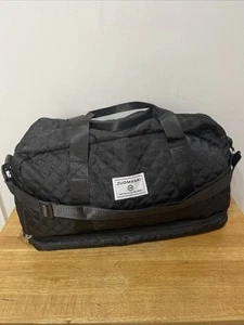 Zuomanni ladies black shoulder bag/ gym bag/ duffel bag / Weekend Bag VGC - Picture 1 of 12