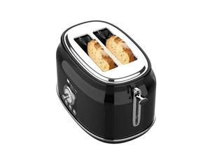 , 2 Slice Toaster, Retro Style, Wide Slot for Bread, English Muffins, Croissa... - Picture 1 of 9