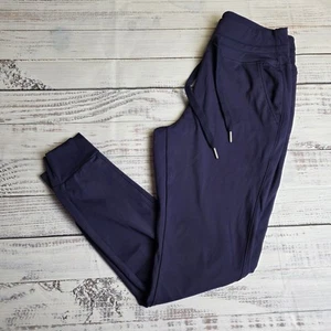 Halara Women's Softlyzero High Waisted Joggers Navy Blue Size Medium Pockets - Picture 1 of 8