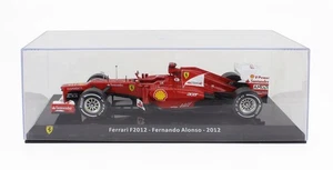 MODELLINO AUTO STATICO FERRARI F1 F2012 2012 FERNANDO ALONSO VETRINA SCALA 1/24 - Foto 1 di 4