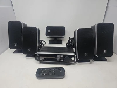 Logitech Z-5450 Computer Speakers 5.1 With Receiver  * No SubWoofer * Untested - Image 1 of 4