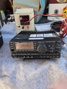 Yasu HF Transceiver Ham Radio Model Ft -900 For Part To Repair No Microphone  - Picture 1 of 24
