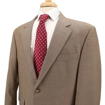 Chaqueta Blazer Abrigo Deportivo Jos A Bank Mediano Marrón Algodón Lana Mini Cuadros 44S Foto 1 de 4