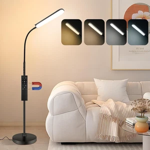 VARICART Lampada da Terra LED Dimmerabile, 18W 1800LM Luminoso Lettura...  - Foto 1 di 9