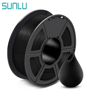 Sunlu Black PETG 3D Printer Filament 1.75mm PETG 1KG 100% Bubble Free +/-0.02mm - Picture 1 of 8