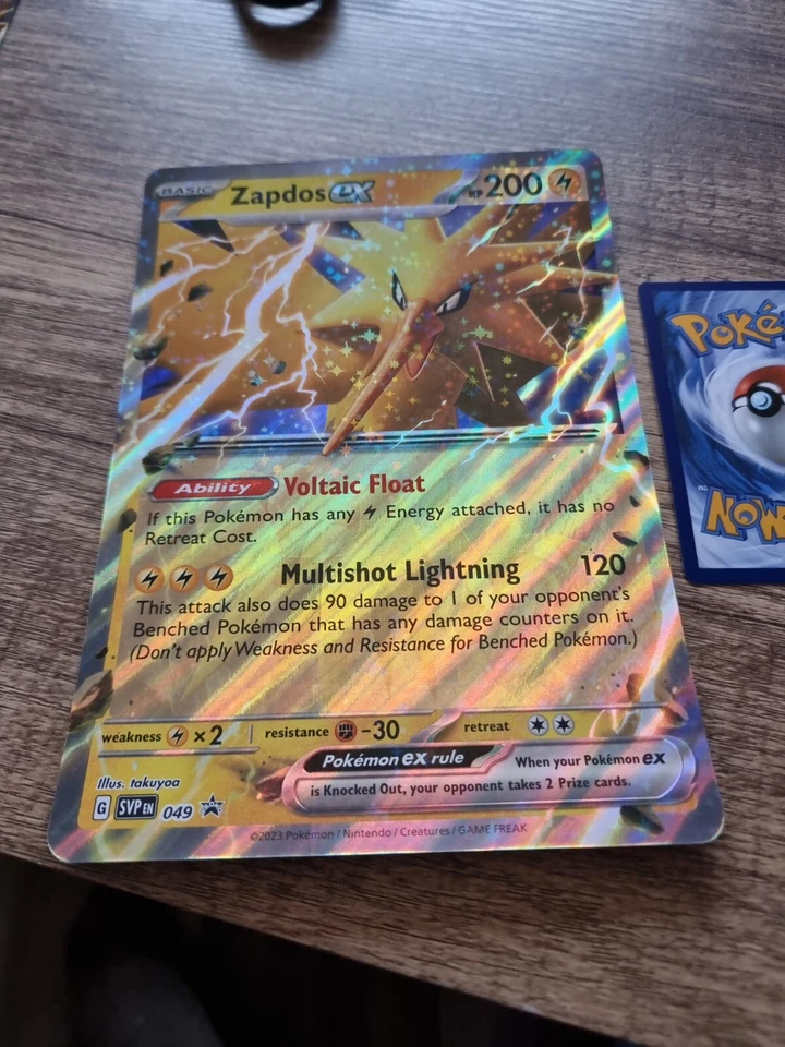 Zapdos EX SVPen 049 - JUMBO Card - Black Star Promo Pokemon TCG - Image 1 of 1