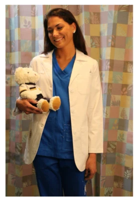 Lab coat Consultation Jacket Women's,Cotton, Tencel, Spandex, Silpure,Teflon S - Image 1 of 3