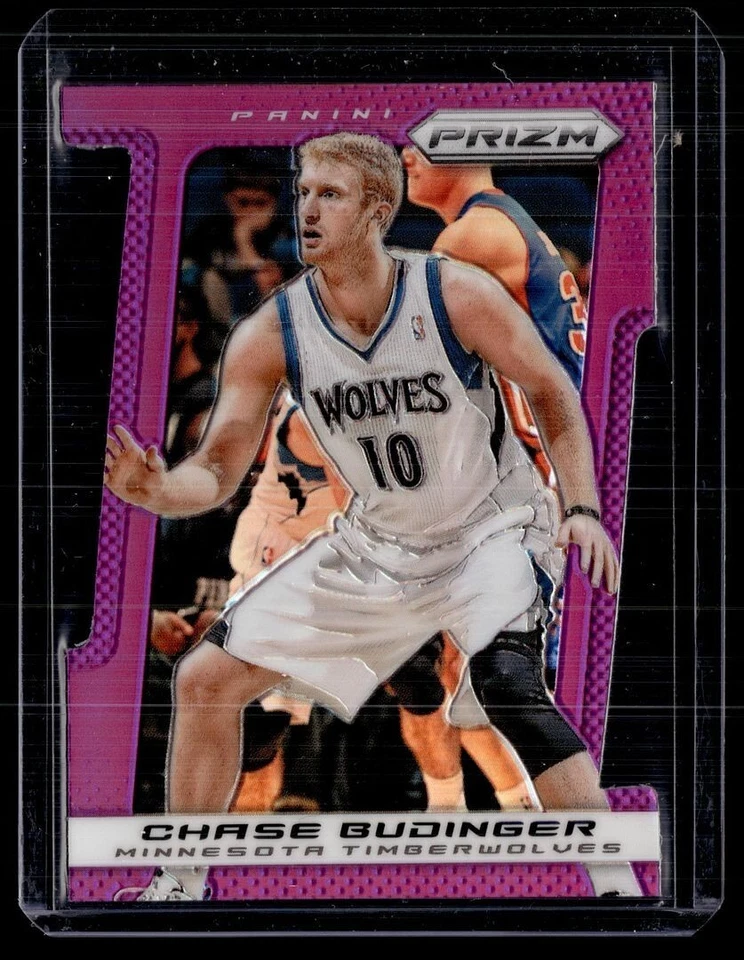 2013-14 PRIZM PURPLE DIE CUT /49 CHASE BUDINGER TIMBERWOLVES - Image 1 of 1