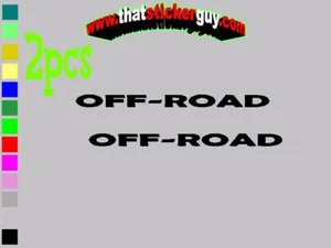 OFF ROAD stickers trucks window body cowl truck bed shitbox - Picture 1 of 17