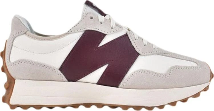 New Balance 327 White Dark Red W