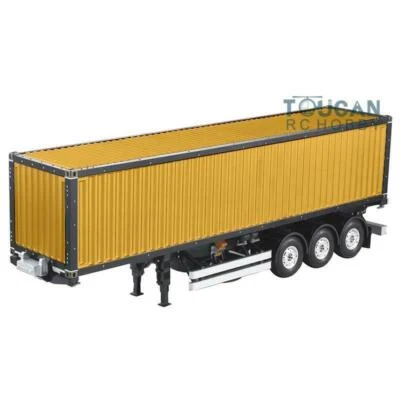 1/14 RC TOUCANRC 40ft Container Chassis Semi Trailer Painted Truck Tractor Model - Image 1 of 4