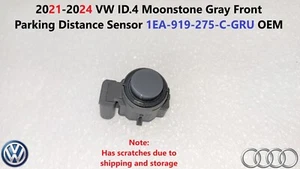 2021-2024 VW ID.4 Moonstone Gray Front Parking Distance Sensor 1EA-919-275-C-GRU - Picture 1 of 4