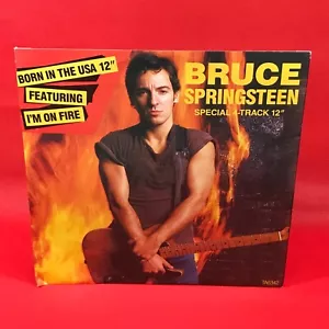 BRUCE SPRINGSTEEN I'm On Fire EP 1985 UK 4-track 12" vinyl Born In The USA - Picture 1 of 4