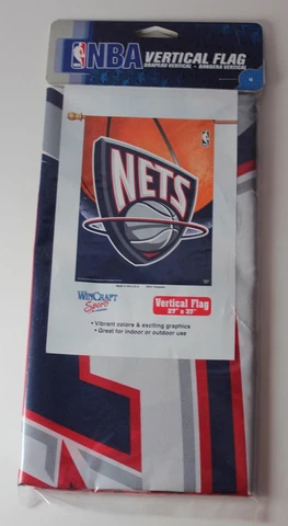 Brooklyn Nets NBA 27” x 37” Vertical Flag NWT Cover