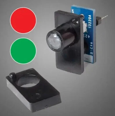 5X Walthers 942-152 Layout Control System Red/Green LED Fascia Indicator E0055 - Image 1 of 4