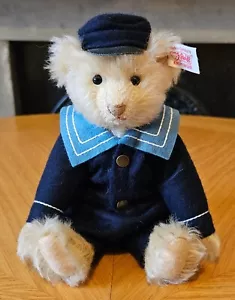 STEIFF 668555 BASE, EL BEBÉ OSO MARINERO MOHAIR EDICIÓN LIMITADA 121/1500 - Imagen 1 de 12