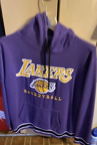 NBA LA Lakers UNK mens Large Hoodie Pre Own Cover