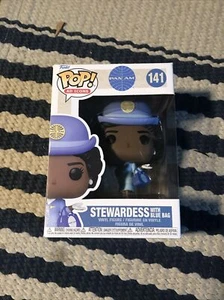 FUNKO POP! AD ICONS: Pan Am - Stewardess mit blauer Tasche [neues Spielzeug] Vinyl Figur - Bild 1 von 4