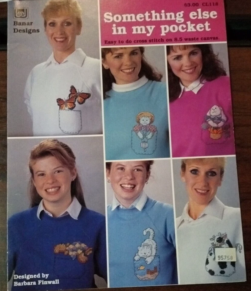 BANAR DESIGNS Counted Cross-Stitch Pattern SOMETHING ELSE IN MY POCKET - Image 1 of 1