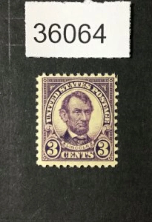1923 Sc# 555 - 3c Abraham Lincoln CV $24 (BNA2022) - Image 1 of 1