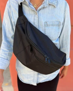 Extra große verstellbare Crossbody Bauchtasche Oversized Hüfttasche Schultertasche - Bild 1 von 3