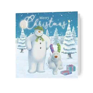 Christmas Cards The Snowman Christmas Card Includes Envelope 6 X 6 Inches - Picture 1 of 7