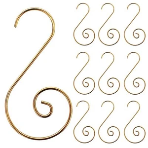 180PCS Christmas Ornament Hooks Christmas Tree S-Hooks Ornament Hanger Metal ... - Picture 1 of 6