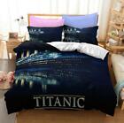 2Pcs 3Pcs Couple Bedding Set Titanic Quilt Duvet Cover Single Double King Size