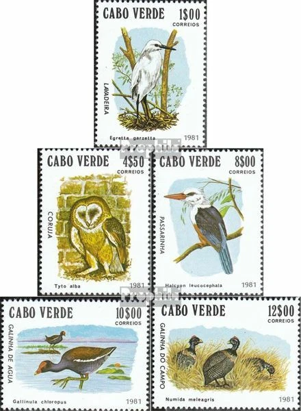 Cape Verde 445-449 mint/MNH 1981 Birds - Image 1 of 1